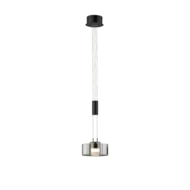 Fischer&honsel hanglamp Lavin led, mat zwart