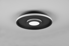Trio lighting plafondlamp Ascari led, mat zwart incl. switch dimmer IP44