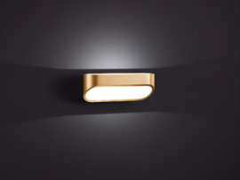 Helestra wandlamp Onno led, mat messing