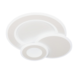 Fischer & Honsel plafondlamp Joster led, wit incl. afstandsbediening