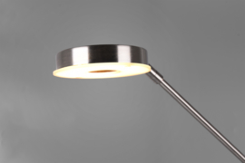 Trio lighting vloerlamp Barrie led, 2-lichts mat nikkel