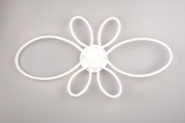 Trio lighting plafondlamp Fly led, wit incl. switch dimmer 83 cm