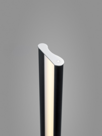 Helestra vloerlamp Kurvo led, zwart