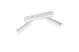 Trio lighting plafondspot  Ambala led, 2-lichts wit incl. switch dimmer