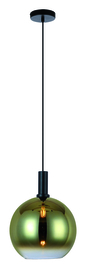 Freelight hanglamp Gradiente  1-lichts zwart met goud glas