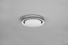Trio lighting plafondlamp Atria led, zwart incl. afstandsbediening 27 cm