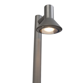 Qazqa buitenlamp Humilus led donker grijs  65 cm