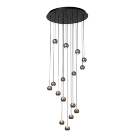 Lucide  MONTANA - Hanglamp - LED Dimb. - CCT - 16x5,7W 2700K/4000 grijs