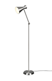 Trio lighting vloerlamp Enzo, mat nikkel
