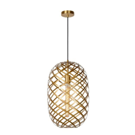 Lucide hanglamp Wolfram,  mat goud/messing 32 cm