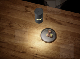 Helestra  hanglamp Rok led, 3-lichts zwart