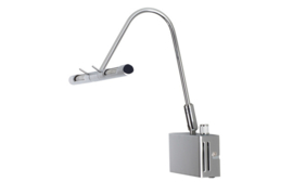 Linea Verdace wandlamp  Da Vinci mini led, chroom 25 cm