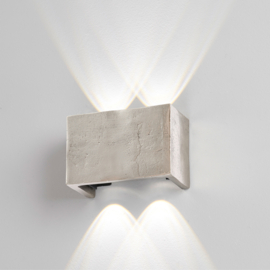 Fischer & Honsel wandlamp Coq led, antiek nikkel 15 cm