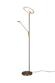 Trio lighting vloerlamp Brantford led, 2-lichts brons