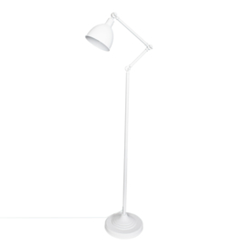 Vloerlamp Bazar, mat wit incl. licht bron