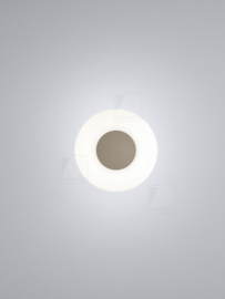 Helestra wandlamp  Sapo led kleur kaffee opal glas