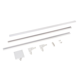 Lucide TRACK Starterset - 1-fase Railsysteem / Railverlichting - 2 meter - Wit