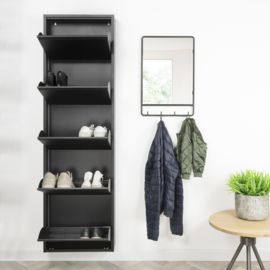 Spinder design Schoenenkast Billy 5, zwart