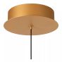 Lucide hanglamp Dilenko led, 1-lichts mat goud/ messing