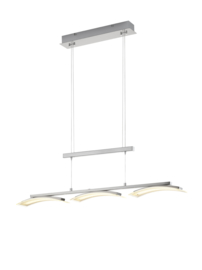 Trio lighting hanglamp Ikaria led, mat nikkel
