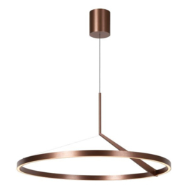 Lucide APPLAUSE - Hanglamp - Ø 80 cm koffie, incl. handsensor