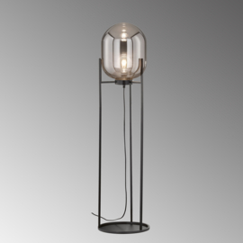 Fischer & Honsel vloerlamp Regi, zwart