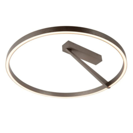 Lucide APPLAUSE - Plafonnière - Ø 60 cm - LED Dimb. - CCT - 1x40W 2200K/4000K - Grijs