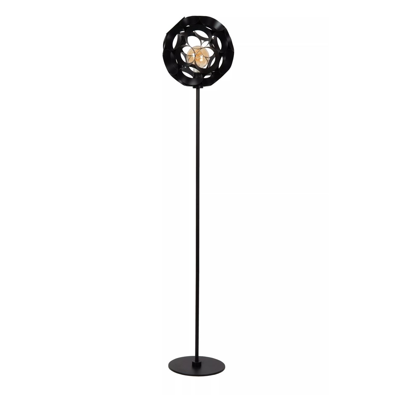 Lucide vloerlamp Hannelore, zwart