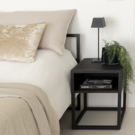 Spinder design DIVA ONE-NIGHTSTAND nachtkastje, zwart zwart