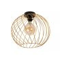 Lucide plafondlamp Danza, mat goud-messing