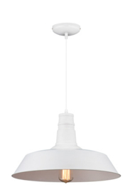 Linea Verdace hanglamp Warehouse, mat wit 45 cm