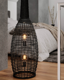 By Rydéns vloerlamp Seagrass, zwart