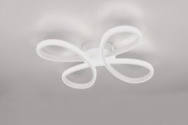 Trio lighting plafondlamp Fly led, wit incl. switch dimmer 40 cm