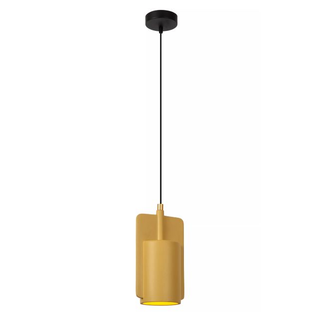 Lucide hanglamp Ninja, geel