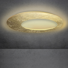 Escale plafondlamp Blade open led, goldleaf 95 cm