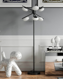 By Rydéns vloerlamp Imperia, zwart