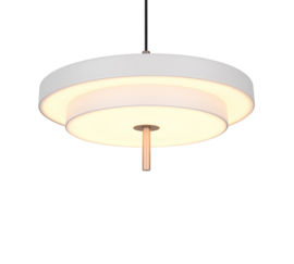 Trio lighting hanglamp Keaton led, warm grijs 40 cm