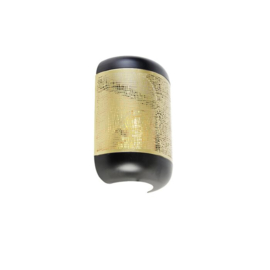 Qazqa wandlamp Kayleigh, zwart met messing 20 cm
