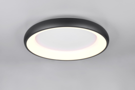 Trio lighting plafondlamp Cardona led, mat zwart incl. switch dimmer 62 cm