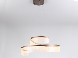 Light trend hanglamp Smile 60 cm led, brons incl. afstandsbediening