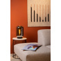Lucide  tafellamp Joanet, rookglas