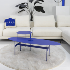 Spinder design Bijzettafel Mira low, ultramarina