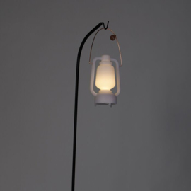 Qazqa buitenlamp  Mart Storm Small Music led,  zwart IP44 Speaker