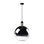 Lucide hanglamp Julius, 1-lichts rookglas 40 cm