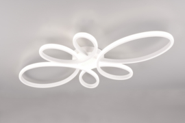 Trio lighting plafondlamp Fly led, wit incl. switch dimmer 83 cm