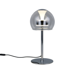 Trio-lighting tafellamp Flynt led, transparant glas