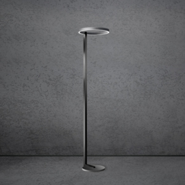 Escale vloerlamp Midnight led, zwart-antraciet