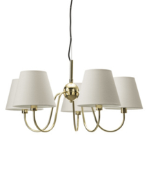 By Rydéns Lynx hanglamp messing/wit