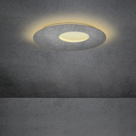 Escale plafondlamp Blade open led, beton 59 cm