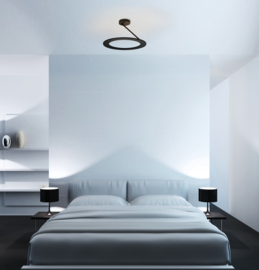 Bopp Leuchten plafondlamp Stella led, zwart 45 cm